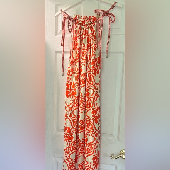 Rodebjer maxi dress unique beach runway Parisian fun eclectic medium nwt - Picture 9 of 9